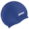 Zoggs Unisex's Silicone Swimming Cap, Navy, One Size
