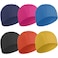 6 pcs Elastic Swim Caps for Both Women &amp; Men &amp; Kids Fabric Durable Non-Waterproof Cloth Swimming Pool Cap Elastic Bathing Cap (Rose Red &amp; Dark Blue&amp;Blue&amp;Black&amp;Yellow&amp;Orange)