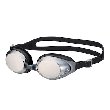 VIEW Swimming Gear V-630ASA SWIPE Fitness Swim Goggles, Black/Dark Silver Mirrored Lens,Blue/Emerald Mirrored Lens