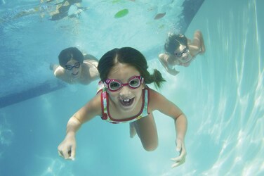Poolmaster Swim Goggles, Lil' Guppies, 4 Pack