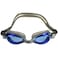 Water Gear Razor Anti-Fog Goggle (Blue W/Silver Frame)
