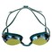 Water Gear Metallic Vision Swim Goggles - Anti-Fog Junior Fit for Competition - Comfortable and Durable (Lime)