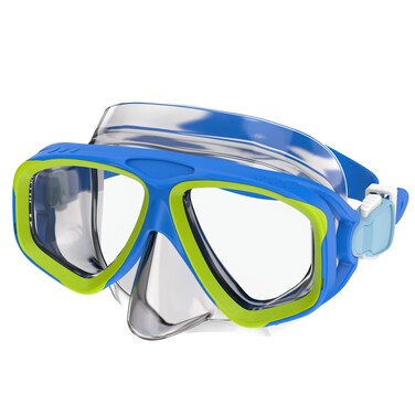 Speedo Unisex-Child Swim Snorkel Dive Mask Anti-Fog with Nose Cover Adventure Series