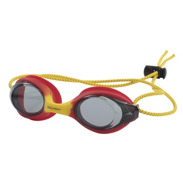 Dolfin Bungee Racer Swim Goggles (Red Yellow)