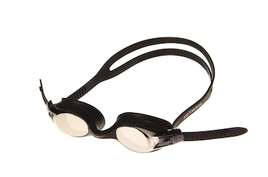 AqtivAqua Kids Swim Goggles Swimming Goggles for Kids Youth Childrens Boys Girls - Mirror Lenses (Black Color)