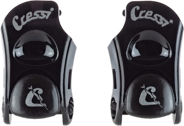Cressi Buckles for Swim Goggles, Black