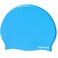 Hynhsun classic unisex silicone swimming cap for women and men, flexible, unisex, waterproof, intensive training, comfortable, anti-slip (blue)