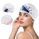 KFFPET Swim Cap for Women, Silicone Adult Swimming Caps for Long Hair and Short Hair, Waterproof Comfy Bathing Cap Swimming Hats for Womens Men