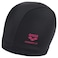 Arena Unisex Adult Smartcap Extra Soft Swim Cap for Fitness Swimmers Two-in-One Headcover for Long Hair, One Size Fits Most, Black