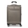Travelpro Platinum Elite Softside Expandable Checked Luggage, 8 Wheel Spinner Suitcase, TSA Lock, Men and Women, Metallic Sand, Checked Medium 25-Inch