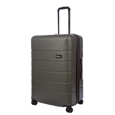 Eddie Bauer Glacier Hardside Spinner Durable PC/ABS Construction Suitcase Luggage, Sprig, 30" (Check-in)
