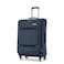 AMERICAN TOURISTER Whim Softside Expandable Luggage, Navy Blue, Medium Spinner