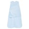 HALO Micro-Fleece Sleepsack Swaddle, 3-Way Adjustable Wearable Blanket, TOG 3.0, Baby Blue, Newborn, 0-3 Months