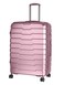 it luggage Prosperous 28" Hardside Checked 8 Wheel Expandable Spinner, Metallic Pink