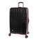 Hurley Swiper Hardside Spinner Luggage, Black/Red, Checked-Large 29-Inch
