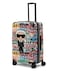 Karl Lagerfeld Paris Women's Karl &amp; Kat 25" Upright Luggage, Multi, Medium