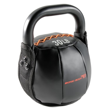 Bionic Body by Marcy Soft Kettlebell with Handle for Weightlifting, Conditioning, Strength and core Training 30lb BBKB-30
