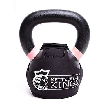 SPECIFIC TO KETTLEBELL KINGS PRODUCTS - Powder Coat Kettlebell Wrap - KG - Floor Protector Kettlebell Cover With 3mm Neoprene Sleeve for Gym or Home Fitness Kettlebell Protection (20KG)
