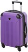 Travelers Club Madison Hardside Expandable Spinner Luggage, Purple, Carry-On 20-Inch