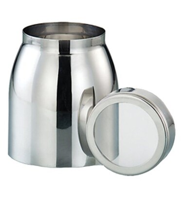 Qualways Stainless Steel 40 OZ Pot Canister (Medium)