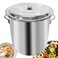 Japard Deep Stockpot 31 Qt Stockpot Stainless Steel Large Cooking Pot With Lid - Cookware Sauce Pot with Handle, Heavy Duty Induction Soup Pot