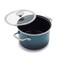 Merten &amp; Storck European Crafted Steel Core Enameled Cookware, 3.9QT Stock Pot with Lid, Induction, PFAS &amp; PTFE Free, Dishwasher Safe, Oven &amp; Broiler Safe, Aegean Teal