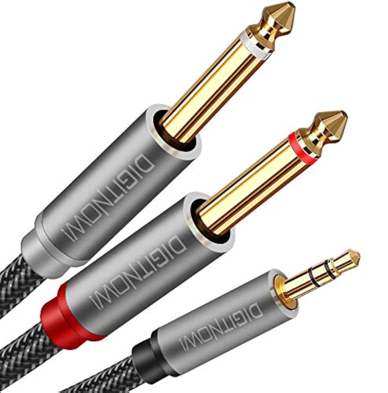 digitnow Digitnow 3 Trs To Dual 6 Ts y-cable Splitter