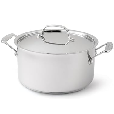 Cuisinart 744-24 Chef's Classic Stainless Stockpot with Cover, 6-Quart,Silver