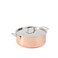 Martha by Martha Stewart 6-Quart Stainless Steel Shallow Stock Pot w/Lid - Copper Exterior/Satin Interior
