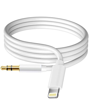 iPhone to 3.5mm Car Stereo AUX Cable, Apple MFi Certified Lightning Audio Cord for iPhone 14 13 Pro Max 12 11 X XR 8 7 6 5 SE iPad to Car Stereo/Home Stereo/Speaker, 3.3FT