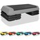 HooKung Adjustable Aerobic Stepper Workout Step with 4 Risers Fitness &amp; Exercise Platform Trainer