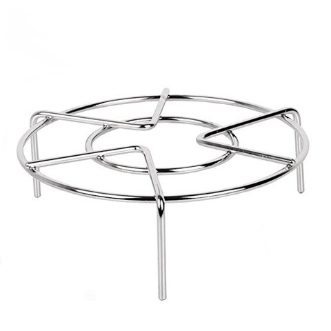 Steam Rack,Steaming Rack Stand,Steamer Basket,Heavy Duty Stainless Steel Metal Multi-function By Meleg Otthon (5.9&quot; Diameter X1.2&quot;High)