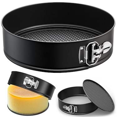 ZeroPone 10 Inch Springform Pan, Non-stick Spring Form Cake Pan with Removable Bottom, Round Cheesecake Pan For Baking, Spring Form Pan Cake Mold for Cheesecake