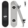 Skateboards for Beginners, 31"x8" Complete Skateboard for Kids Teens &amp; Adults, 7 Layer Canadian Maple Wood Double Kick Deck Concave Standard and Tricks Skateboard with All-in-1 Skate Tool