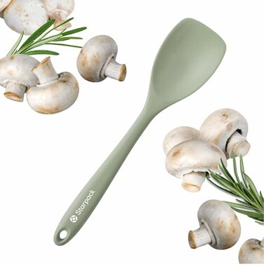 Starpack 'The All Rounder' Premium Silicone Spoonula Spatula - Silicone Spatula Spoon Heat Resistant to 600&Acirc;&deg;F - Best Silicone Spoonulas - Rubber Spoon Spatula - Kitchen Spoon Spatula for Cooking
