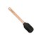 Silicone Series Large Spoonula-Natural Handle with Black Head