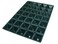 Lekue Professional Baking 35 Cavities Pyramid Mold, 23.6" x 15.7", Black