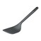 Zyliss E980233 Angled Cooking Turner, Sustainable Wheatstraw/Nylon, Spatula for Cooking, Non Stick, Heat Resistant Silicone Head, Beluga Grey, 11.6" x 2.3", Dishwasher Safe, 5 Year Guarantee