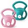 Yes4All Strength Training Kettlebells 10&amp;15lb Weight with Wide Multigrip Handle for Dumbbell Weights Exercises, Full Body Workout Equipment - Pink - 10 + 15lbs