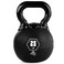Champion Sports Rhino Kettlebell Weight, 25 lbs, Rubber, Black - Durable Kettle Bell with Smooth, Ergonomic Handle for Working Out - Free Weights for Exercises - Premium Strength Training Equipment