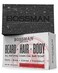 Bossman Men's Bar Soap 4 in 1 Beard Wash, Shampoo, Body Wash and Conditioner, 4 oz