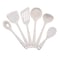 6 Pcs Silicone Kitchen Utensils Set, Silicone Cooking Utensils, Heat Resistant Kitchen Cooking Utensils Set,High Heat Resistant to 480&Acirc;&deg;F, Hygienic One Piece Design, (White)
