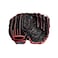 Wilson 2022 A440 Flash 12" Fastpitch Outfield Glove - Right Hand Throw, Black/Pink/Tropical Blue