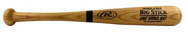 Rawlings   BIG STICK One Hand Training Bat   Baseball / Softball   22&acirc;&euro; Pro Grade Ash