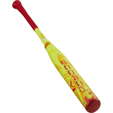 Axe   Scorch   2-Piece Composite   USA/ASA Slowpitch Softball Bat   Balanced/End Loaded   Slowpitch Pro Flared Axe Handle (Balanced, Orange/Yellow, 27 oz)