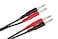 Hosa CPP-203 Dual 1/4" TS to Dual 1/4" TS Stereo Interconnect Cable, 3 Meters