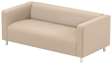 Sofa Pro The Beige Klippan Loveseat Cover Replacement is Made to Measure for IKEA Klippan Loveseat Slipcover, A Sofa Cover Replacement Darker Beige