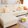 Yoovat Magic Sofa Covers Soothing Home Sofa Cushion Covers Sofa Hero Covers for Couch Magic Couch Covers Stretch Slipcovers for Couches and Sofas (Wheat-Lvory Beige,Extra Large Single Seat Cover)