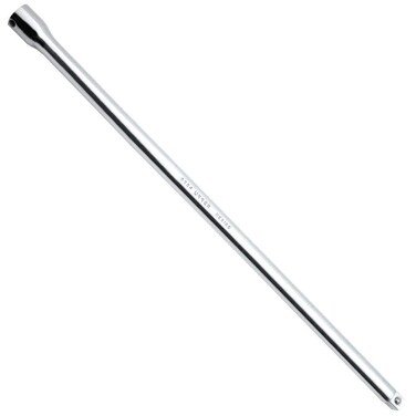 URREA Socket Wrench Extension - 1/2" Drive 24-Inch Ratchet Extender with Drop Forged Construction &amp; Nickel-Chrome Finish - 546424