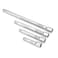 Rongon 4-Pieces Drive Socket Extensions Set Drive Socket Quarter Inch Extension Bar Sets 2" / 50mm, 3" / 75mm, 4" / 100mm, 6" / 150mm CR-V Durable Material